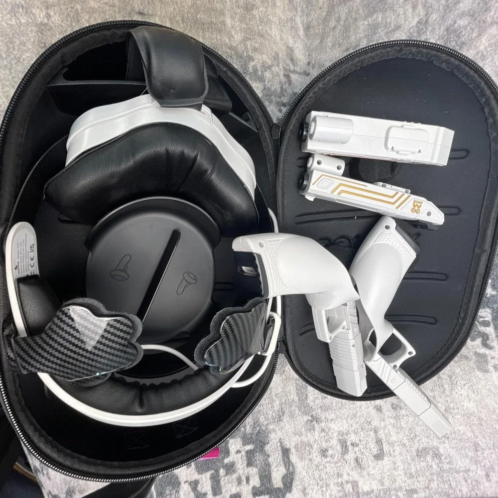 Meta Quest 2 128GB VR Headset Bundle with Bondir Case with Hexigo Battery Strap